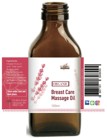 Organic Breast Care Massage Oil