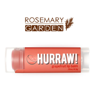 Hurraw Lip Balm Grapefruit  flavor Rosemary Garden 葡萄柚護唇膏