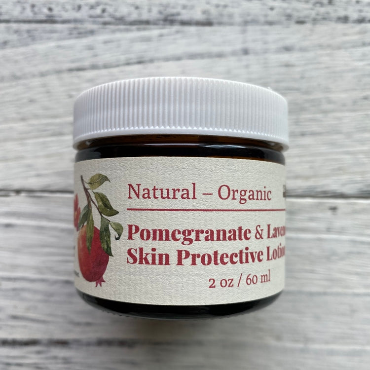 Organic Pomegranate and  Lavender Skin  Protective Moisturizing lotion 2oz