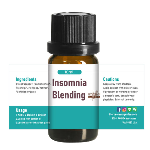 insomnia blending oil, promote good sleep +10 inhalation patch